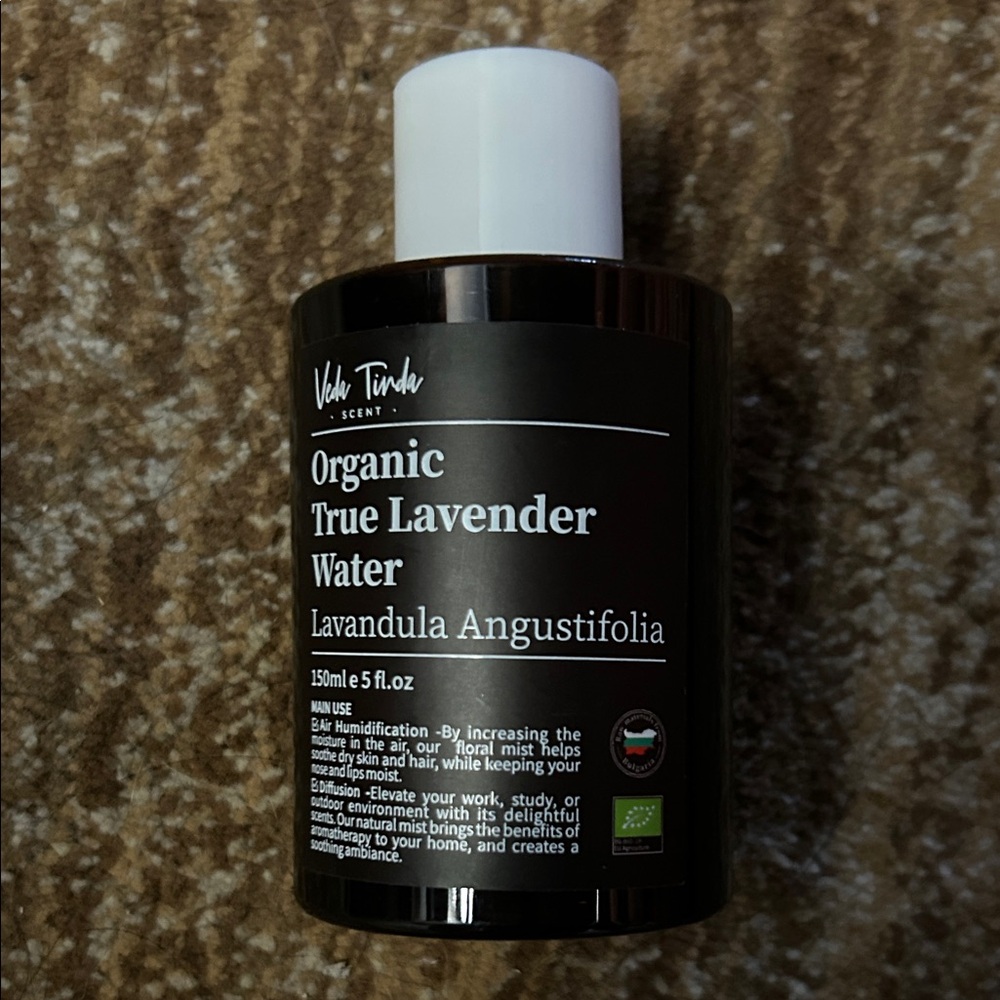 Organic True Lavender Water - Black